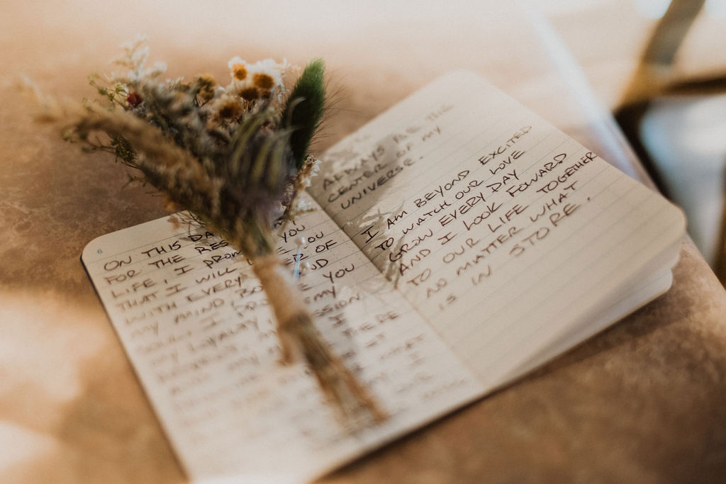 how to write wedding vows
